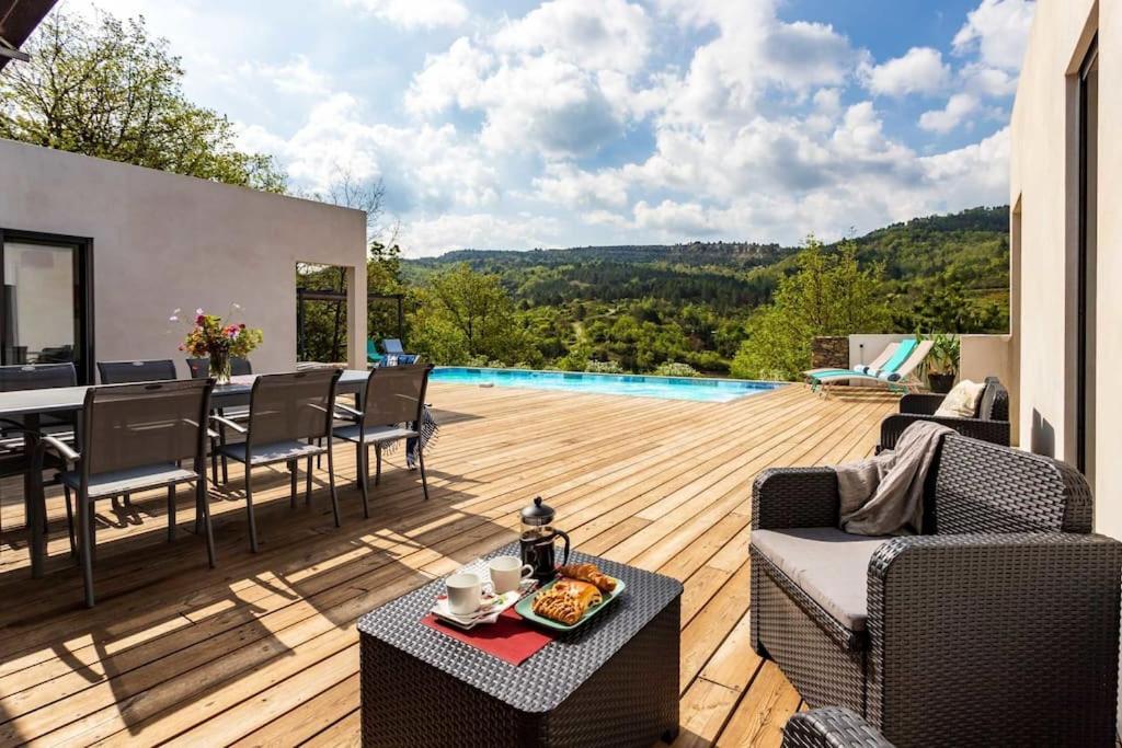 Villa Blanche, Contemporary, Cathars, Couiza, Carcassonne Luaran gambar