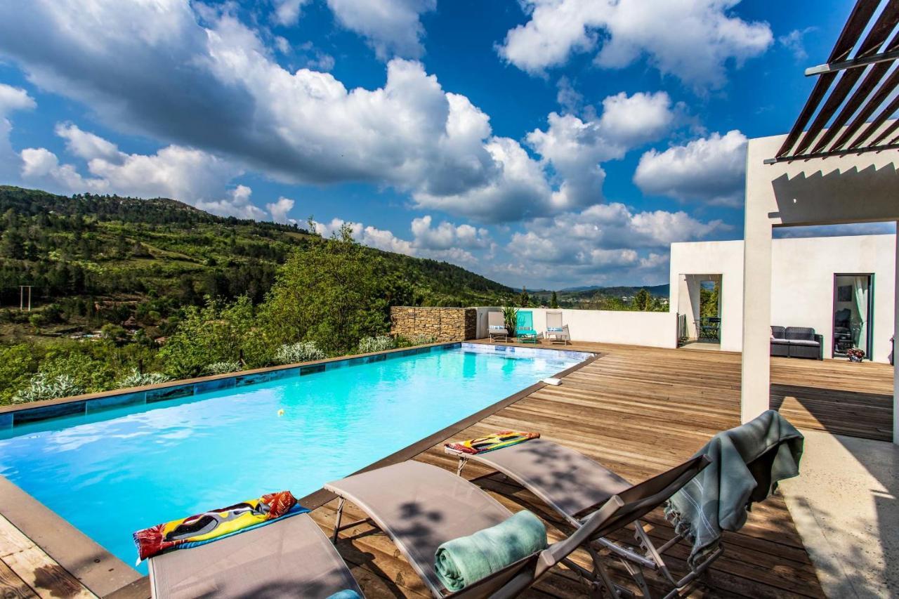 Villa Blanche, Contemporary, Cathars, Couiza, Carcassonne Luaran gambar