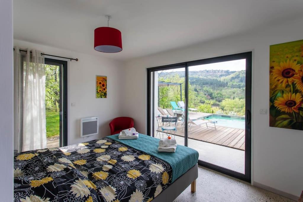 Villa Blanche, Contemporary, Cathars, Couiza, Carcassonne Luaran gambar