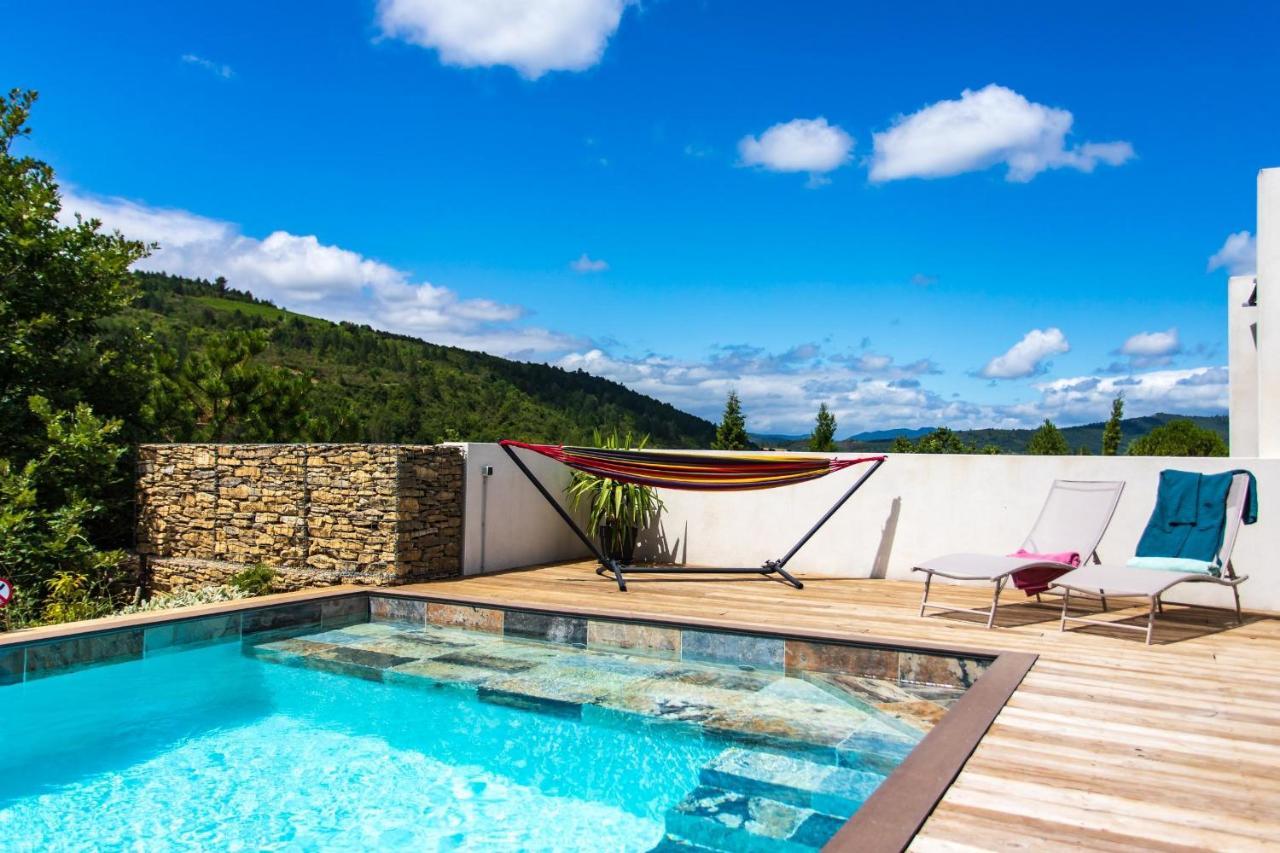 Villa Blanche, Contemporary, Cathars, Couiza, Carcassonne Luaran gambar
